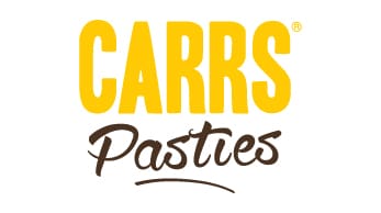 Graphic shows text that says 'Carrs Pasties'