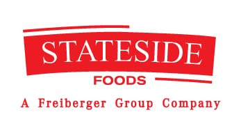 Graphic shows text that says 'Stateside Foods- A Freiberger Group Company'