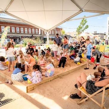 Children's play area at BFDF 2025
