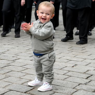 Child dancing at BFDF 2025